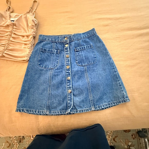 BDG Blue Denim Skirt - Picture 2 of 8
